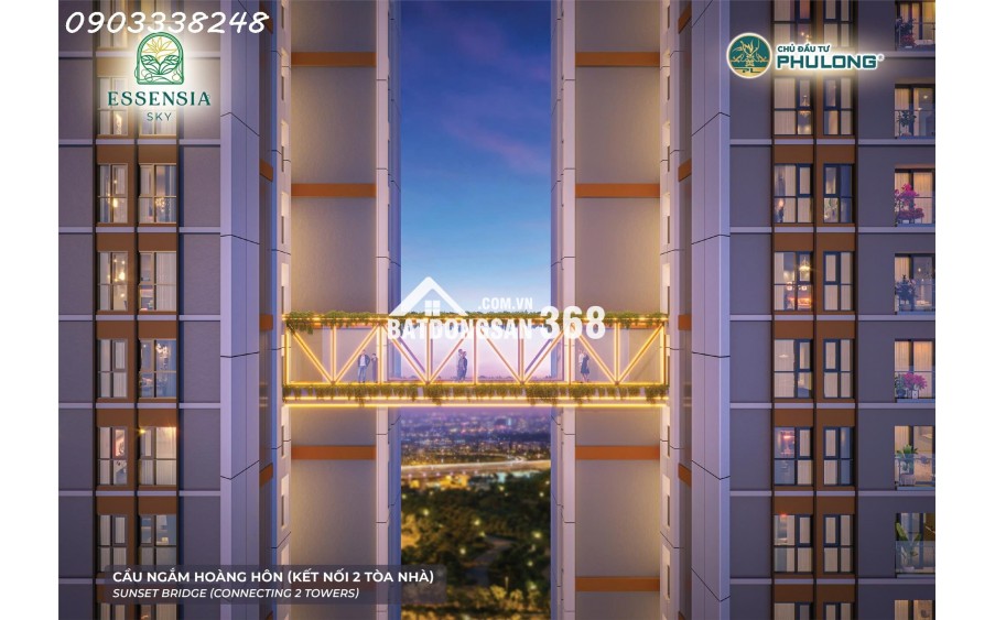 Bán căn 2PN Essensia Sky, giá tốt, lầu cao, căn góc, view đẹp giá chỉ 6 tỷ 780 chưa KPBT